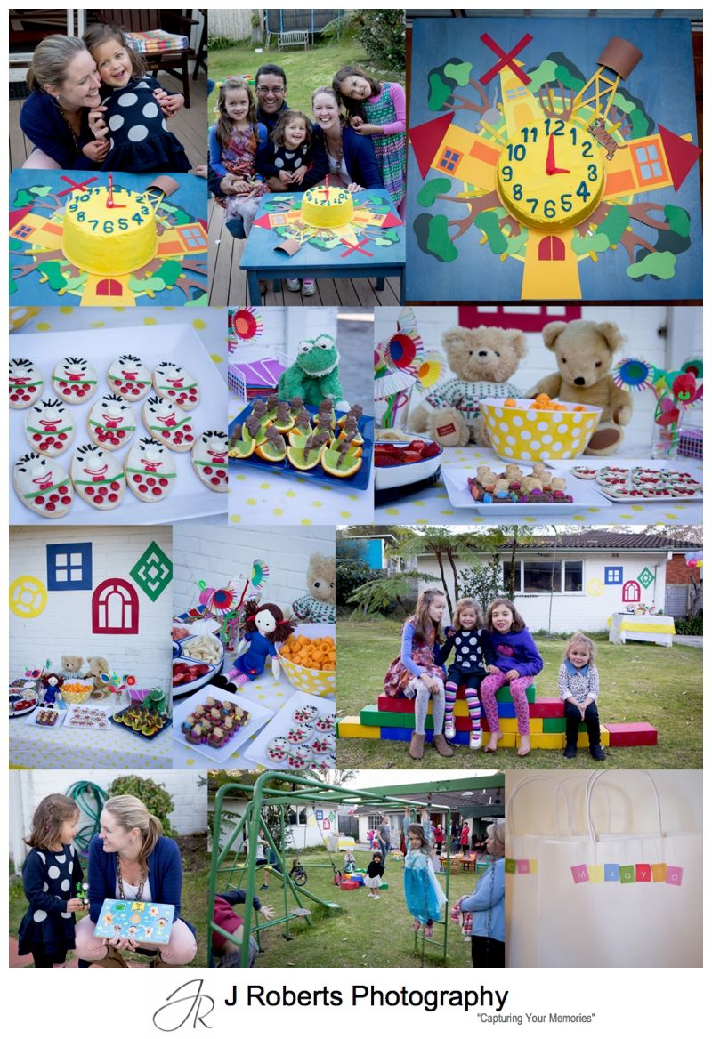 Playschool Party Theming for a 3rd Birthday Party